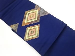 子持ち亀甲模様織出し名古屋帯